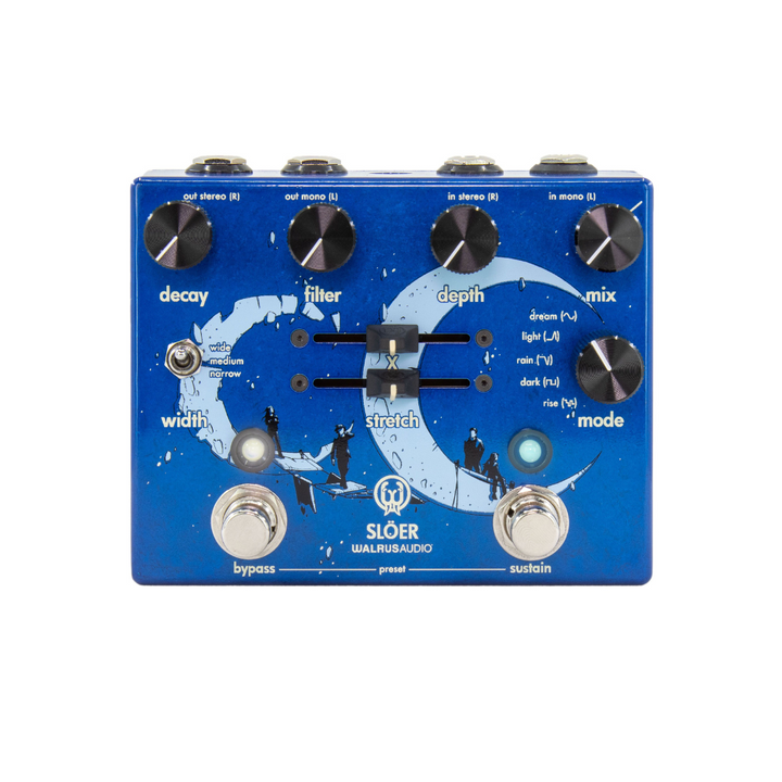 Walrus Audio SLÖER Stereo Ambient Reverb - Blue