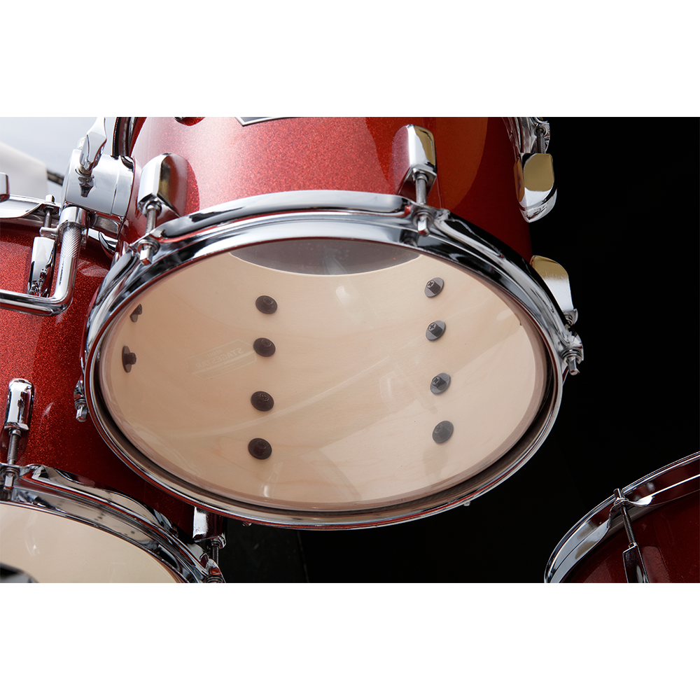 TAMA ST52H5CCDS STAGESTAR 5-piece complete kit with 22" bass drum - Candy Red Sparkle