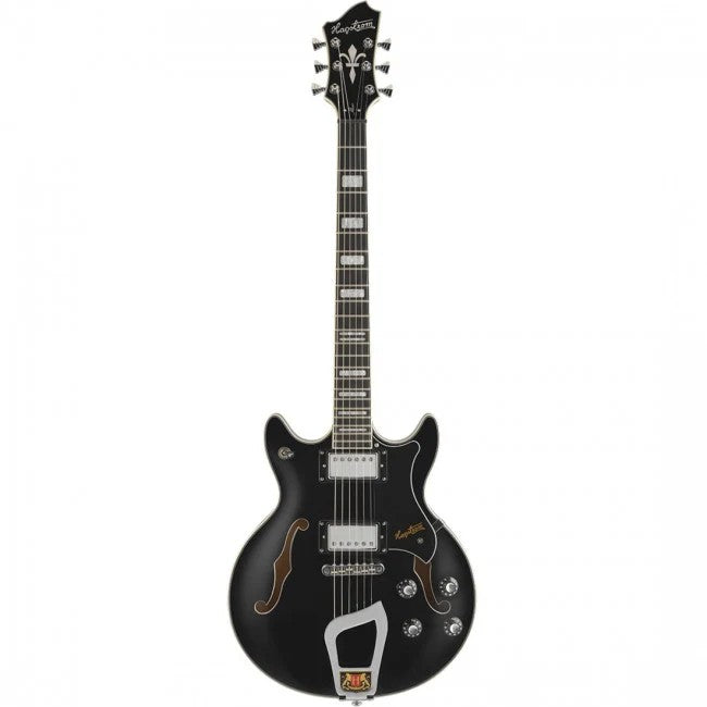 Hagstrom Alv-blk Alvar Electric Guitar - Black Gloss