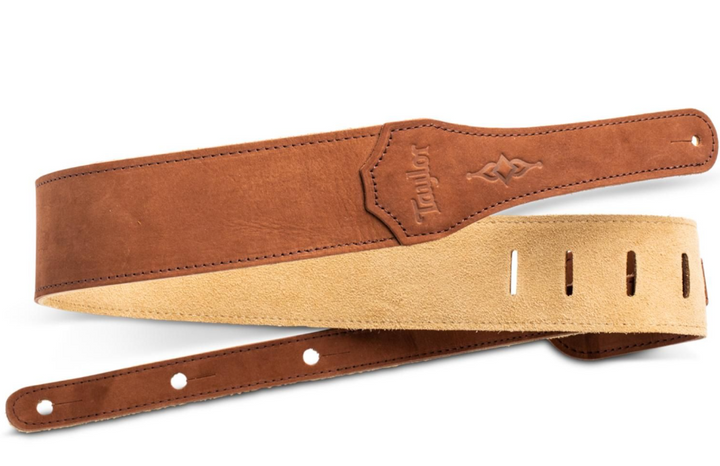 Taylor Gemstone Strap,Sanded Suede,Med Brn,2.5"