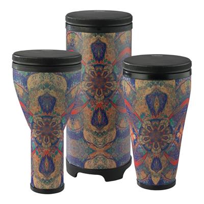 Remo DP-2510-AA-65 - Combo Pk,Djm10'',Timb10'',Tub10'' Black Suede™,Fliptop™ Repl. H