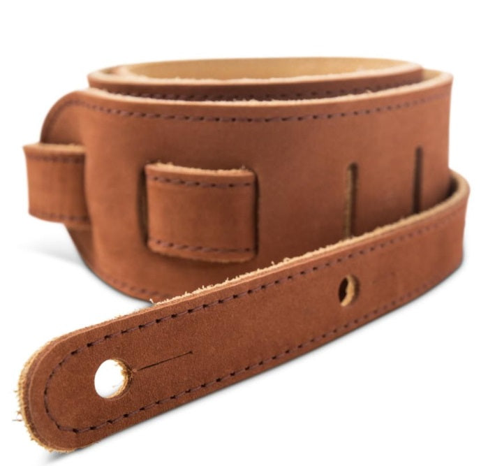 Taylor Gemstone Strap,Sanded Suede,Med Brn,2.5"