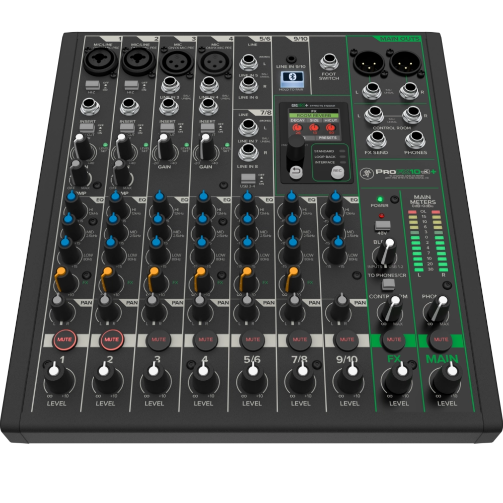 Mackie ProFX12v3+ 12 Channel Professional Effects Mixer w/ USB