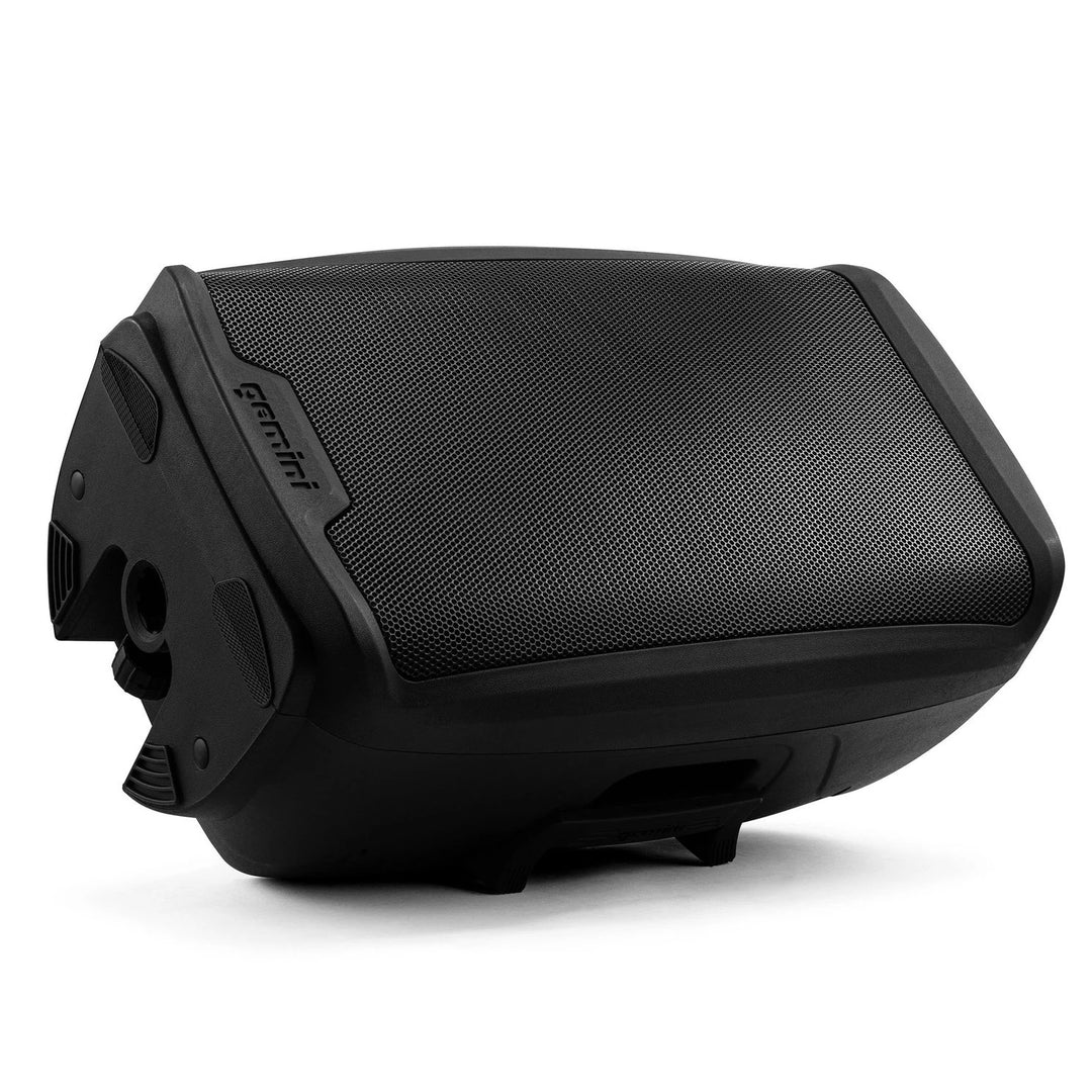 Gemini AS-21 Active 15” Powered Speaker w/ Bluetooth (Pack Includes Speaker Stand & Microphone)