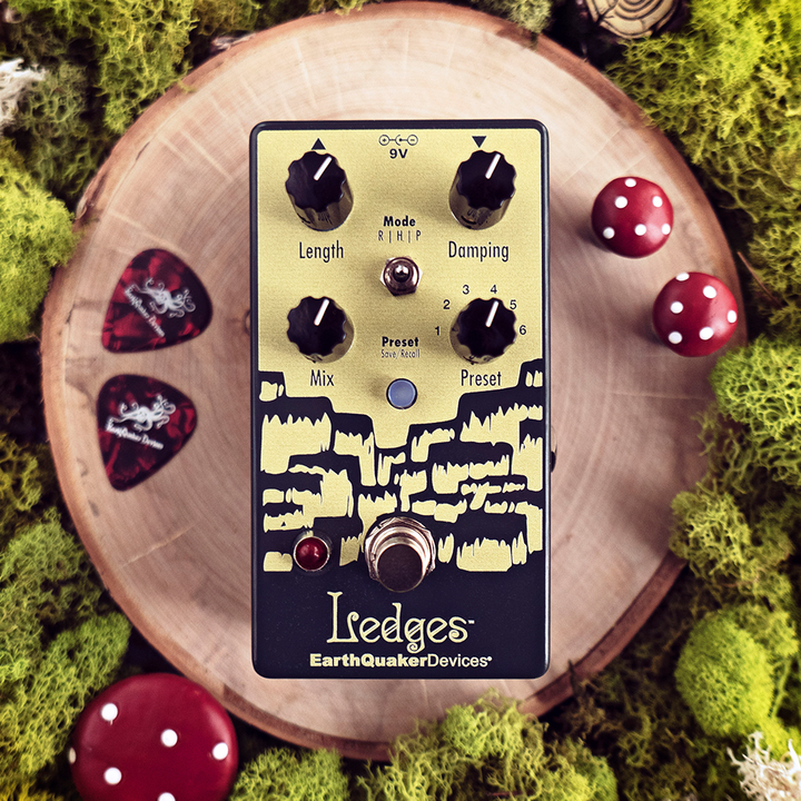 EarthQuaker Devices LEDGES Tri-Dimensional Reverberation Machine
