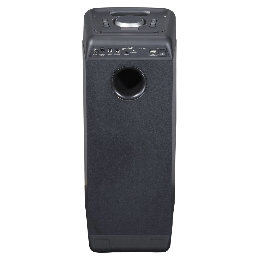 Gemini GLS-550 Bluetooth Party System Speaker w/ LED Light Show - 6.5”