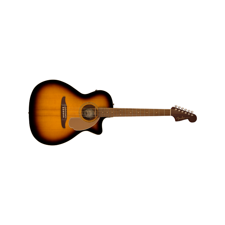 Fender California Series Newporter Player Walnut Fingerboard  Gold Pickguard - Sunburst