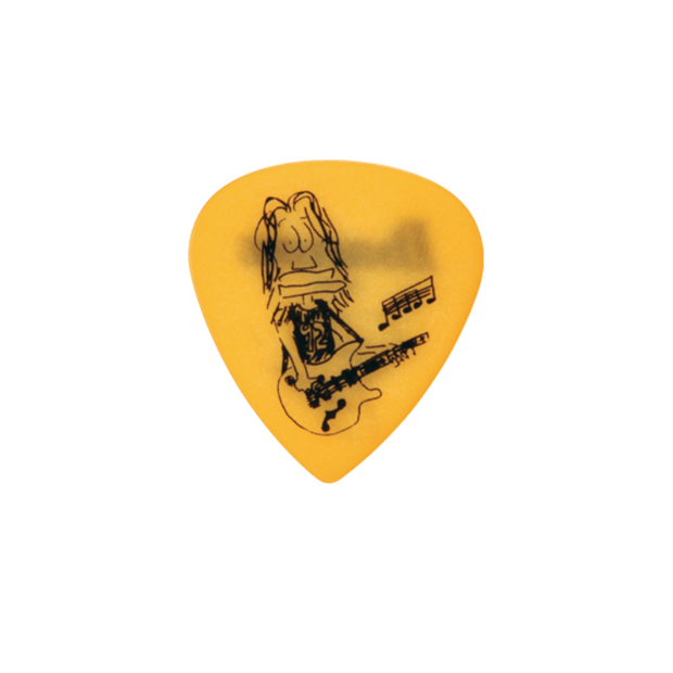 Ibanez B1000PGYE Celluloid, Heavy (1.0mm), Yellow x 6pcs