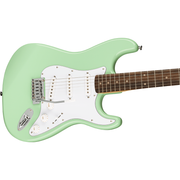 Squier FSR Affinity Series Stratocaster, Laurel Fingerboard, White Pickguard - Surf Green