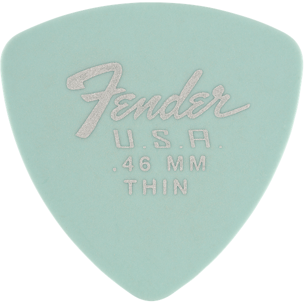 Fender Dura-Tone Delrin Pick, 346-shape, 12-Pack - Daphne Blue