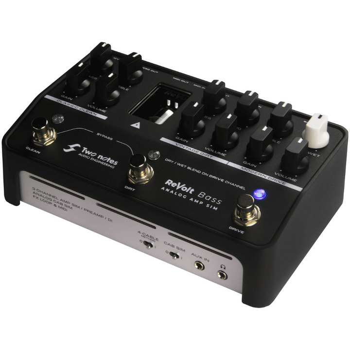 Two Notes TNREVOLTB ReVolt Bass 3-Channel All-Analog Amp