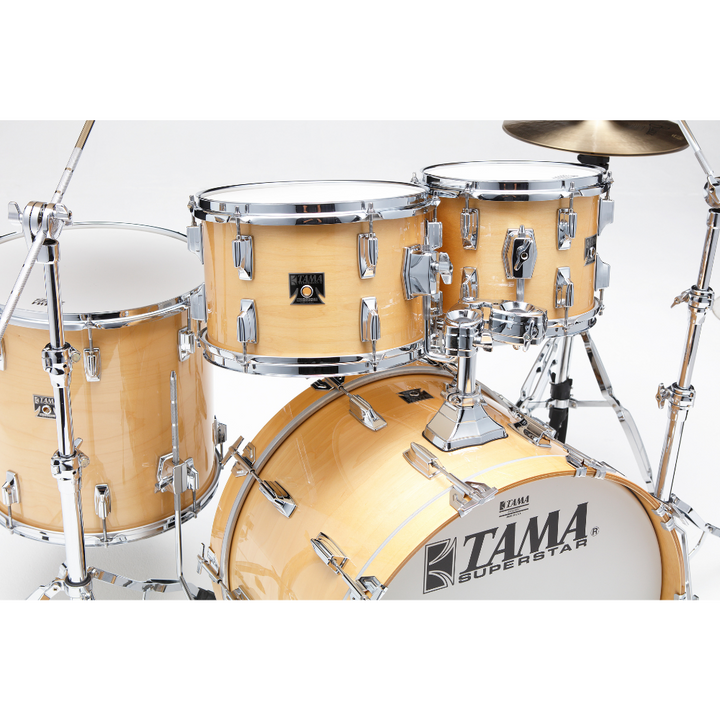 TAMA SU42RSSPM 50th Limited Superstar Reissue 4-piece shell pack with 22" bass drum - Super Maple
