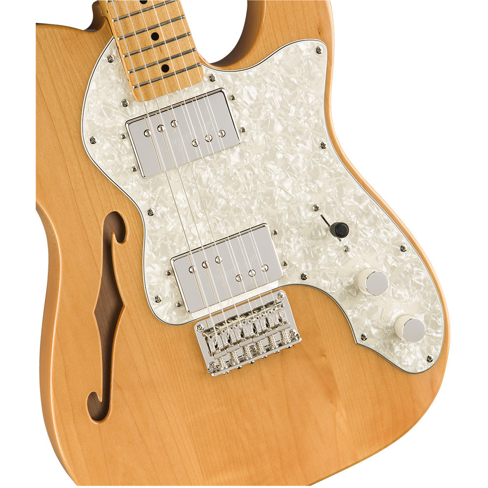 Squier Classic Vibe '70s Telecaster Thinline Maple Fingerboard Electric Guitar - Natural
