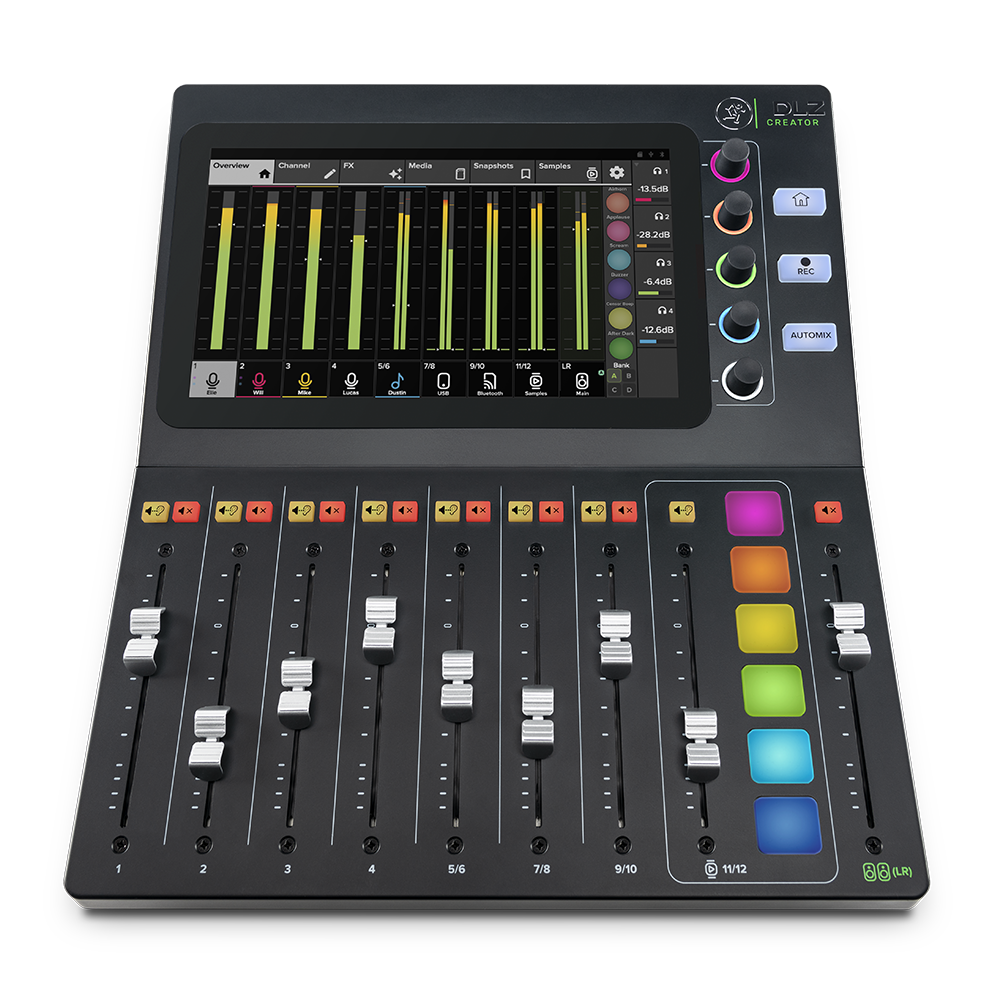 Mackie DLZ Creator Advanced Content Creation Studio with Mix Agent™ Technology