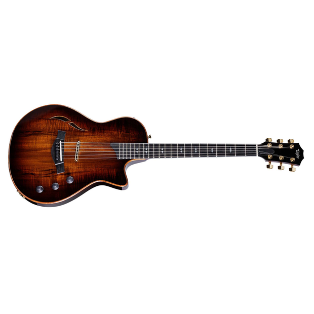 Taylor Guitars T5z Custom Hawaiian Koa Top Electric-Acoustic Guitar w/ Deluxe Hardshell Brown Case