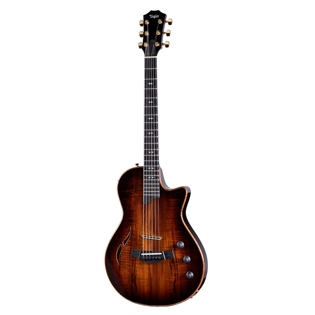 Taylor Guitars T5z Custom Hawaiian Koa Top Electric-Acoustic Guitar w/ Deluxe Hardshell Brown Case