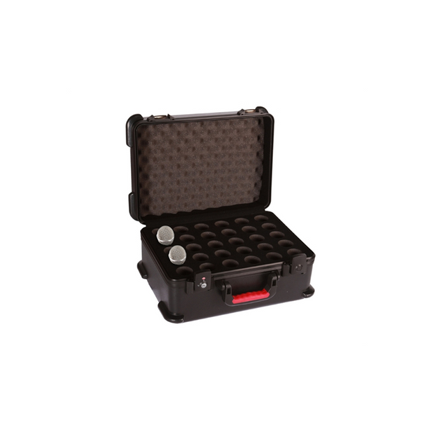 Gator GM30-TSA ATA Molded Wired Mic Case