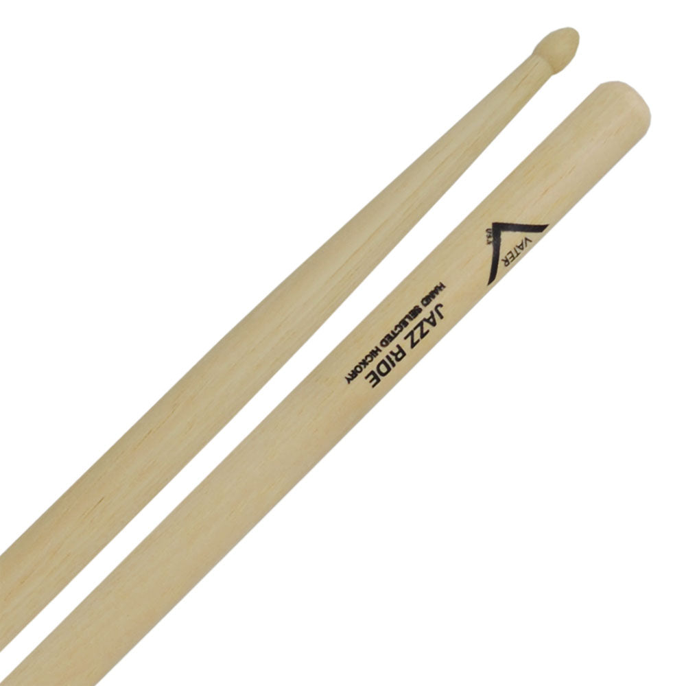 Vater VHJZRW - Vater American Hickory Jazz Ride Wood Tip Drumsticks