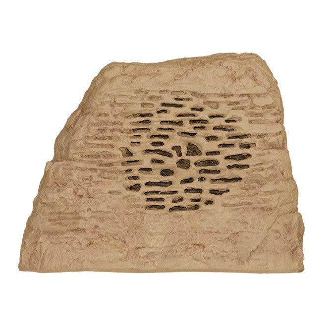 Rockustics 6.5 2-way Outdoor Rock Speaker in Sandstone with Transformer