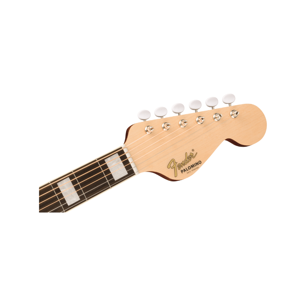 Fender California Series Palomino Vintage Ovangkol Fingerboard Aged White Pickguard - Sienna Sunburst