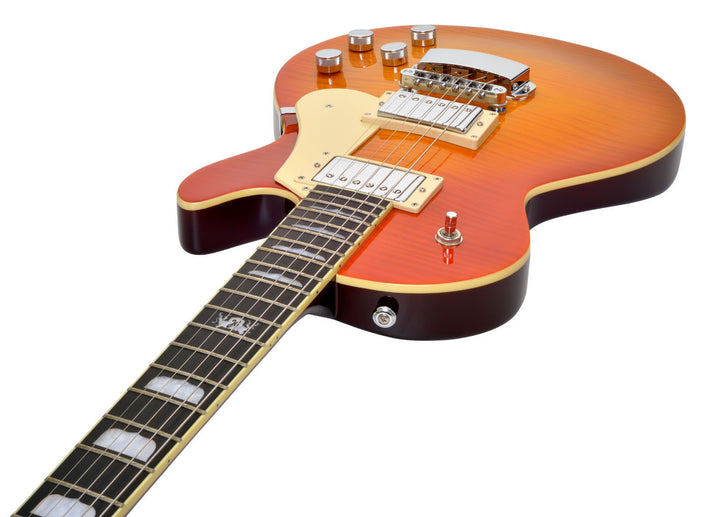 Hagstrom Swemk3-l-mdb Swede Mk-iii Electric Guitar - Mandarin Burst - Lh
