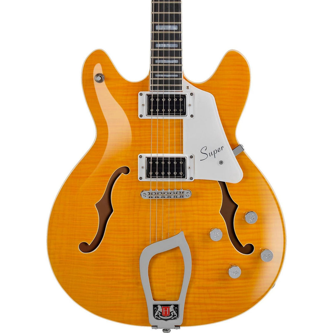 Hagstrom Suvik-ddl Super Viking Electric Guitar - Dandy Dandelion