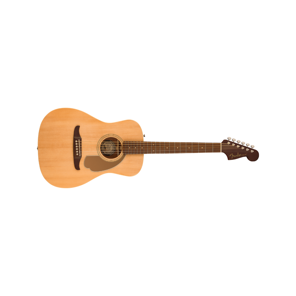Fender California Series Malibu Player Walnut Fingerboard  Gold Pickguard - Natural