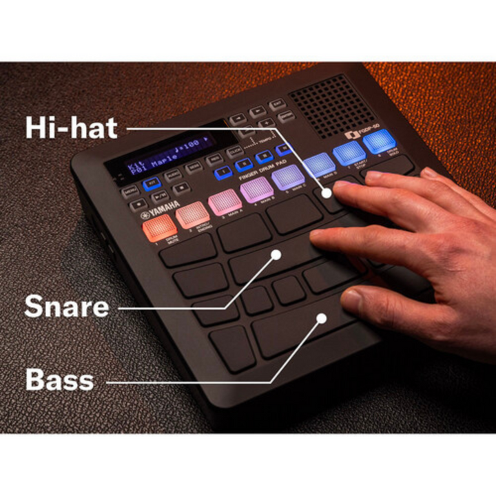 Yamaha FGDP50 All-In-One Ergonomic Finger Drum Pad with Audio