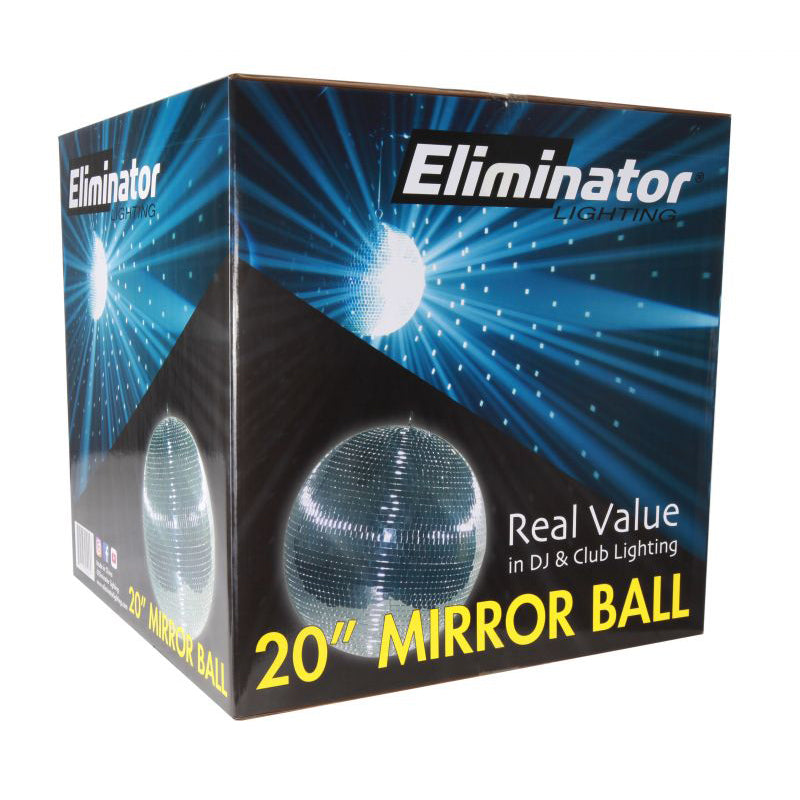 Eliminator EM20 - 20 Inch Mirror Ball with Motor Ring