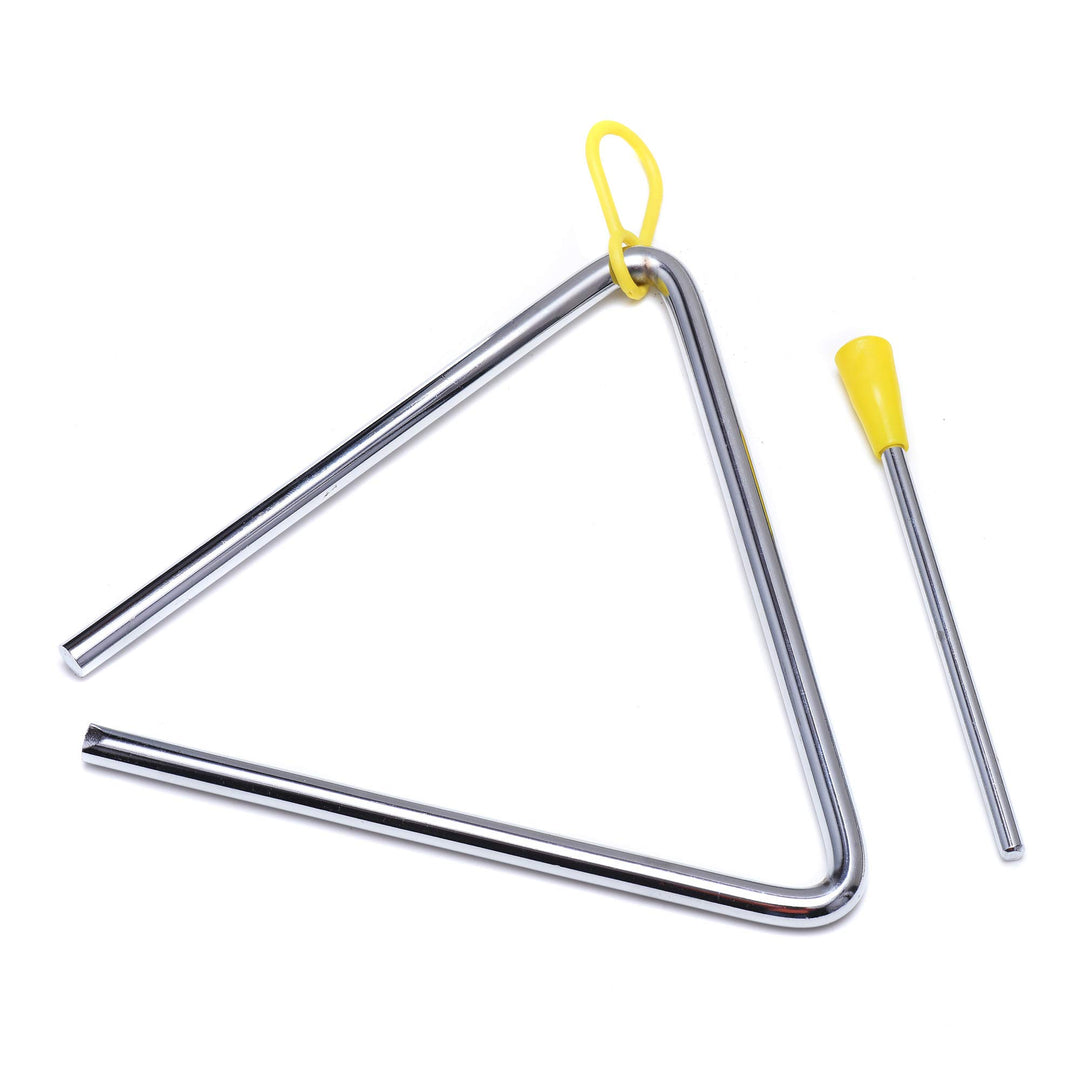 Granite Percussion 6-inch Steel Triangle with Striker