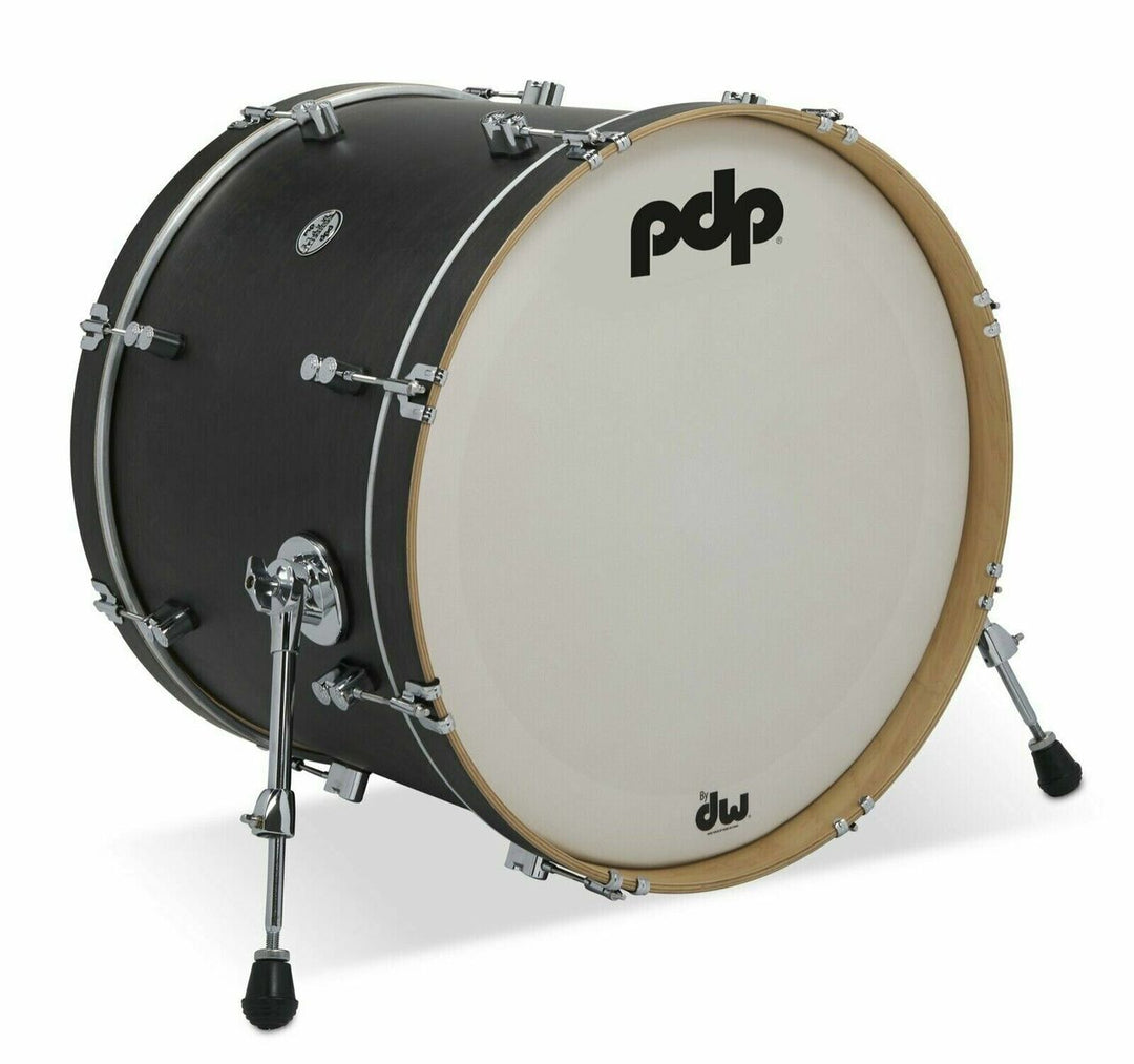 Pdp Concept Maple Classic 14x24 Bass Drum (no Bdm) - Ebony Stain