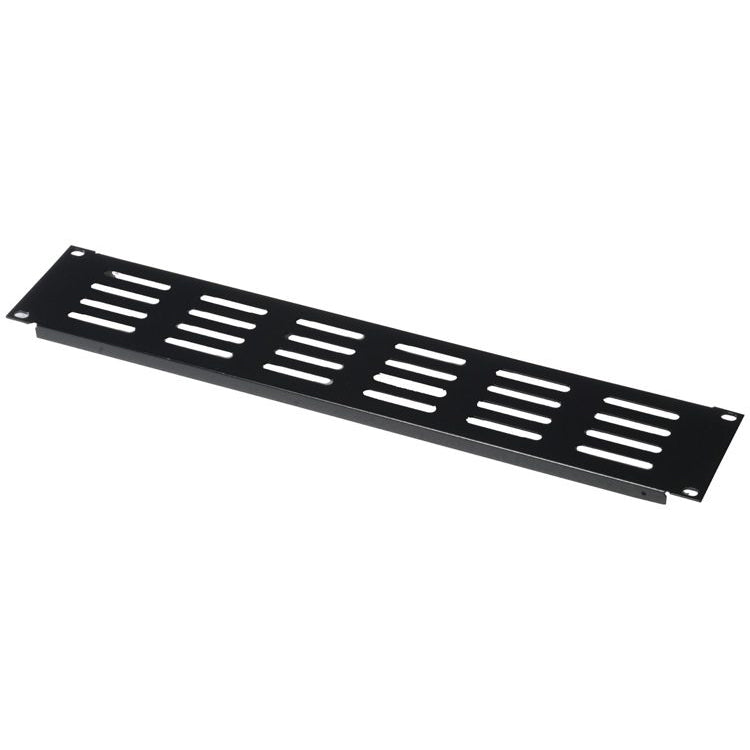 Gator GRW-PNLVNT1 1U flanged slotted panel w/ elongated vent holes
