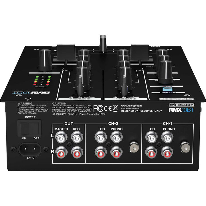Reloop RMX-10 BT 2-Channel Bluetooth DJ Mixer