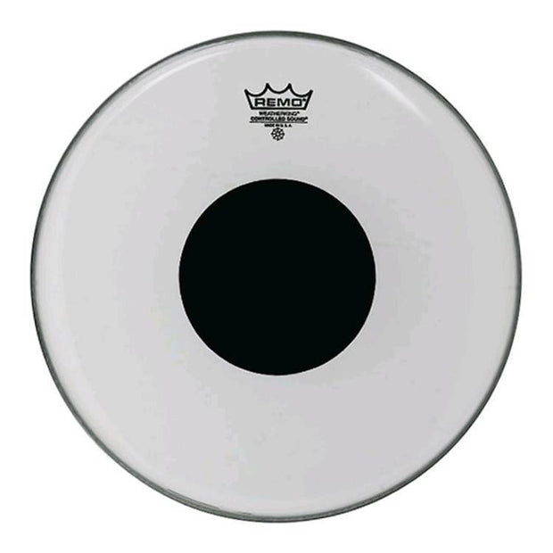 Remo CS-0318-10 - 18'' Batter,  Control Sound (Clear w/ Black Dot On Top)