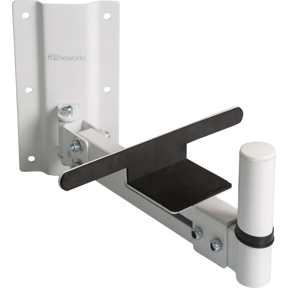 Gator Frameworks Speaker Wall Mount Bracket (Pair) - White