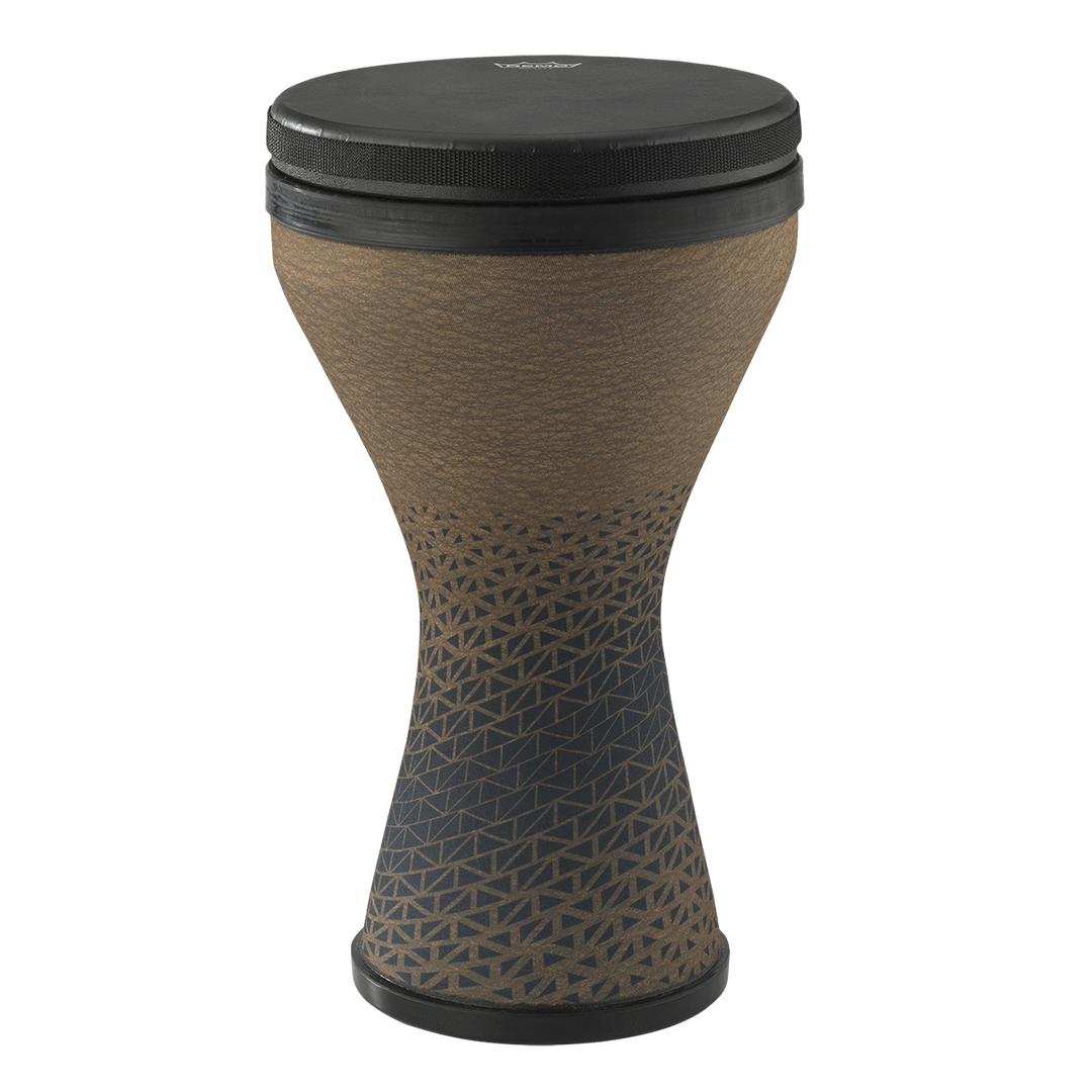 Remo Dk-2510-64 Festival Doumbek Pre-tuned 10 Diameter 17.5 Height Black Suede Fliptop Replaceable Cafe