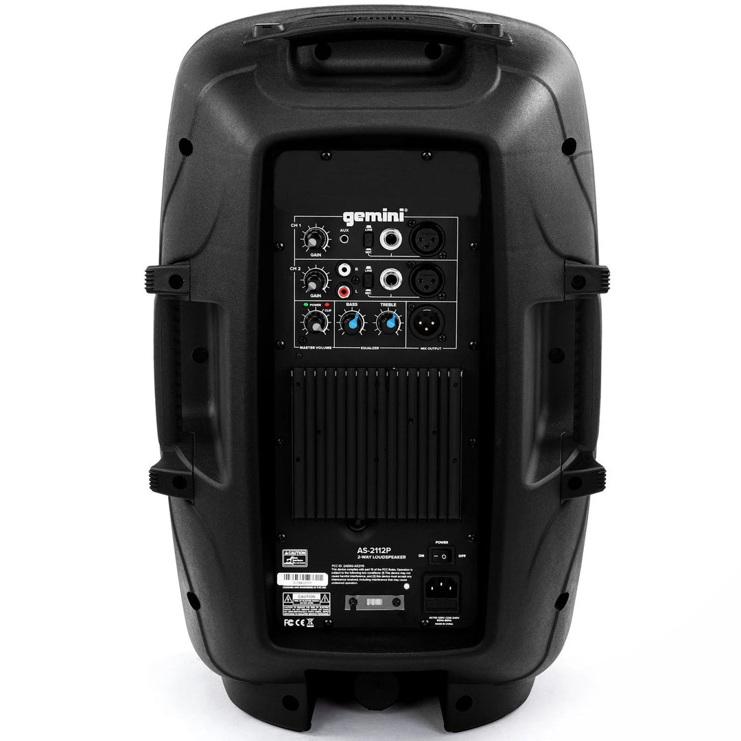 Gemini AS-21 Active 12” Powered Speaker