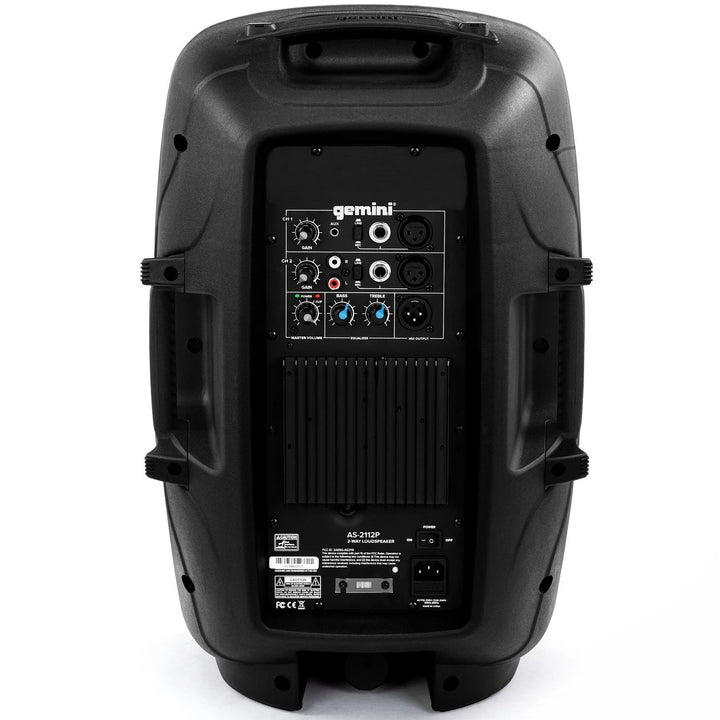 Gemini AS-21 Active 12” Powered Speaker