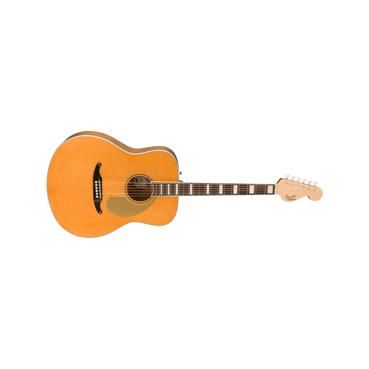 Fender California Series Palomino Vintage Ovangkol Fingerboard Gold Pickguard  - Aged Natural