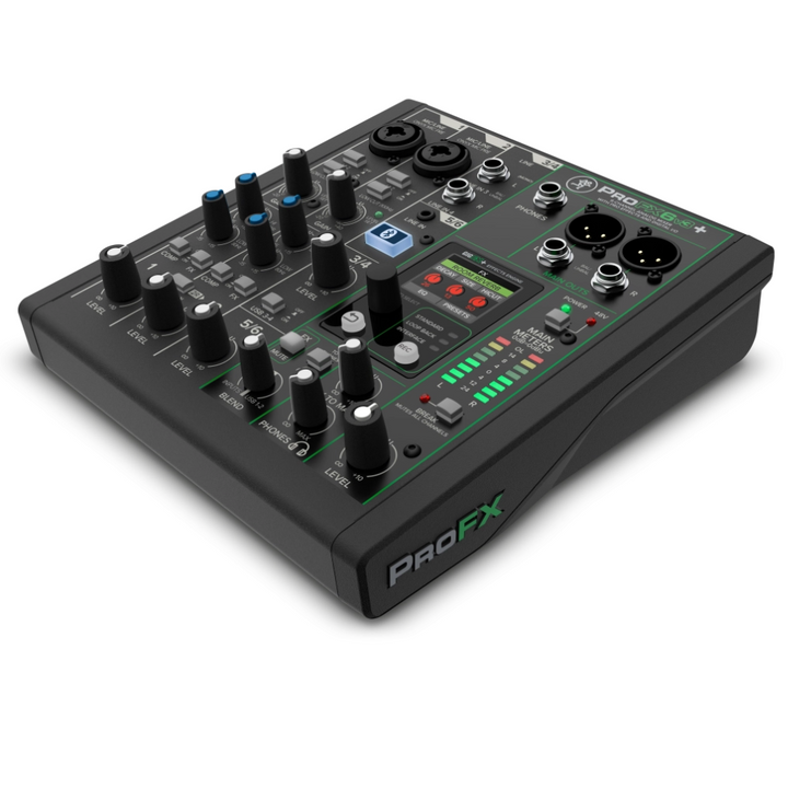 Mackie ProFX6v3+ 6-Channel Analog Mixer w/ Enhanced FX, USB Recording Modes, & Bluetooth