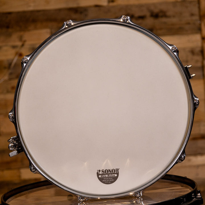 Sonor Kompressor Snare Drum 14x6 Inch, Brass, Black Nickel Plated