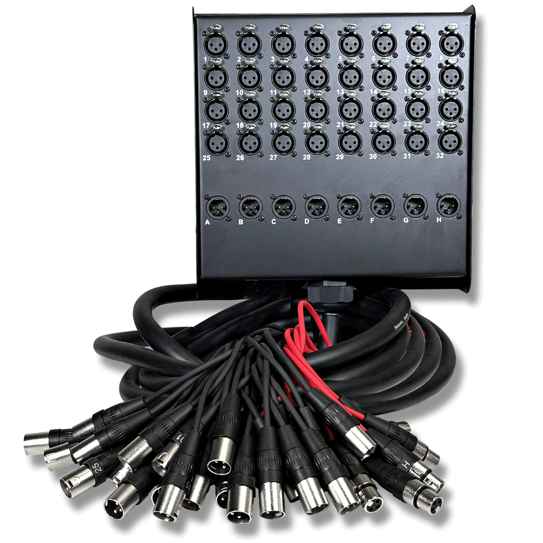 Digiflex Sib32-8x-vmr (9 Ru 32 X 8 Snake Box with Veam 150 Pin Connector)