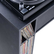 Glorious Modular Mix Station DJ Table w/ Record Storage - Black