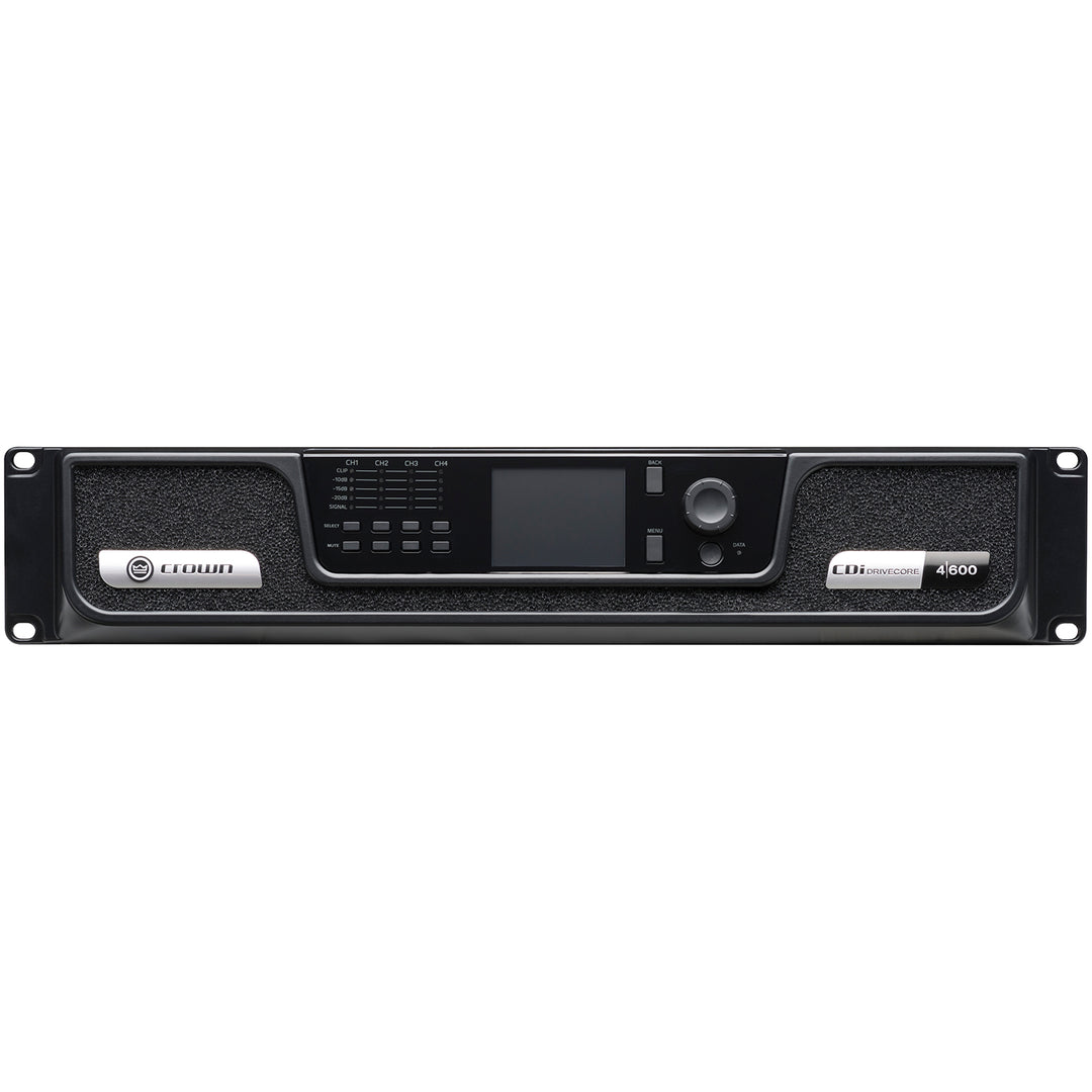 Crown CDi DriveCore 4|600 Four-channel, 600W @ 2/4/8 ohms Power Amplifier with DSP, 70V/100V