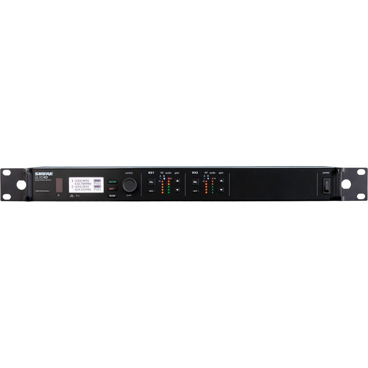 Shure ULXD4D-G50 Dual Channel Digital Wireless Receiver Frequency G50