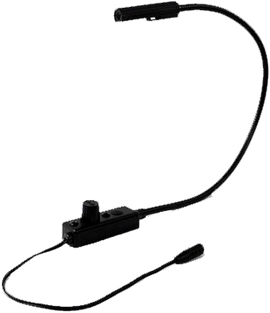Littlite L-7/12-led - 12 Inch LED Lampset with End-mount Gooseneck Lamp