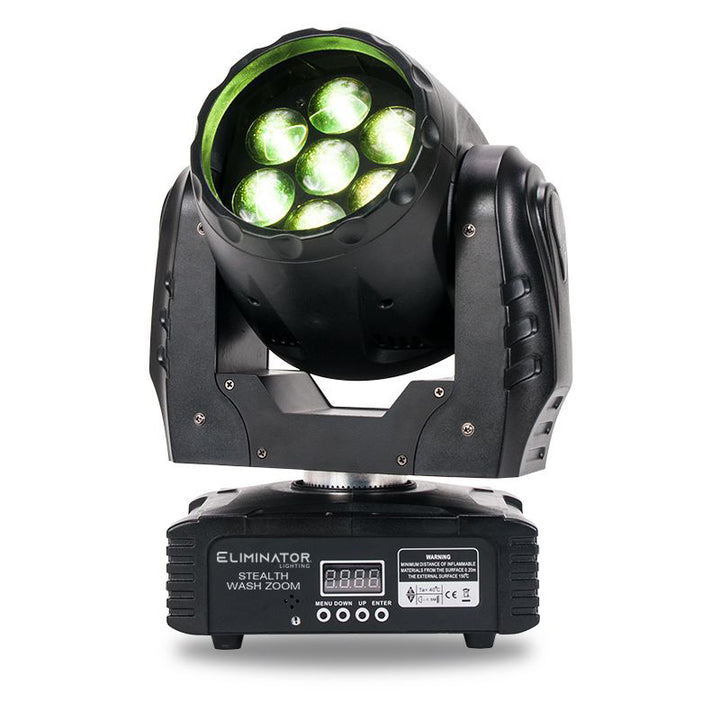 Eliminator Stealth Wash Zoom 7x12w Moving Head