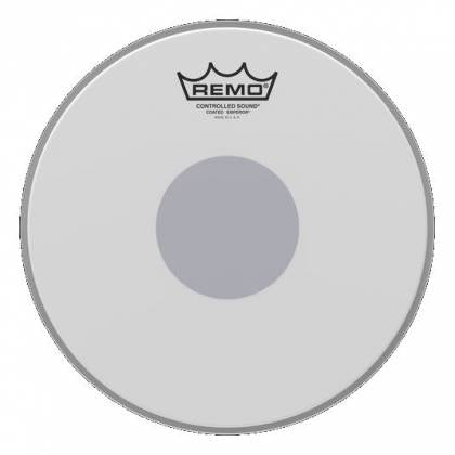 Remo BE-0114-10- Emperor Coated Drumhead Bottom Black Dot 14"
