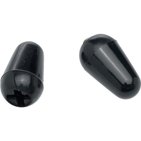 Fender Stratocaster Switch Tips - Black