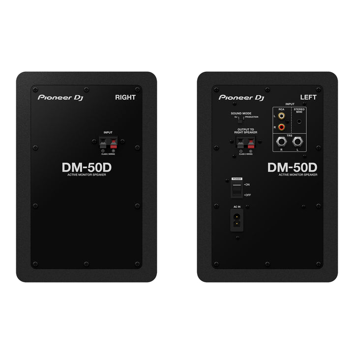 Pioneer DJ DM-50D 5'' Desktop Monitor System - Black
